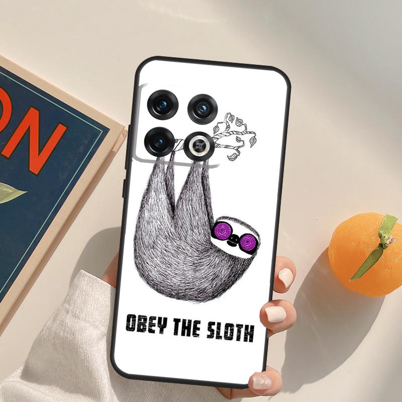 

Cute Sloths Watercolor Case For OnePlus 13T 10T 10R 12R 13R 15 13 12 11 10 9 Pro Nord CE 5 2 3 4 Lite N20 N30 Cover OnePlus Nord CE 3