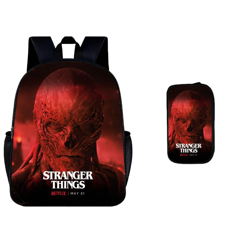 Stranger Things 5 Kinderrucksack Federmäppchen 2-teiliges Set KTB