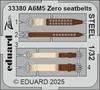 Eduard 1/32 Mitsubishi Zero Fighter Model 52 Stainless Steel Seatbelt (for Tamiya) Plastic Model Kit Parts EDU33380 (Airplane)