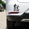 Kreative Autoaufkleber „Don't Touch My Car“ – lustige Außenaufkleber für Autofenster