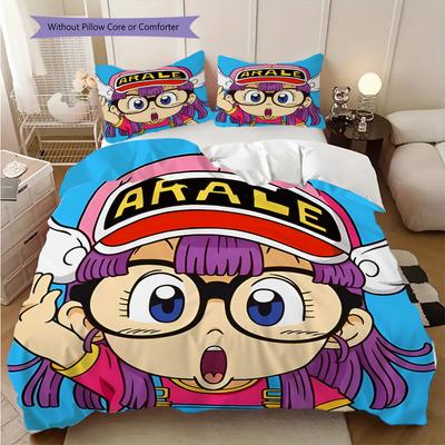 Arale'S Adventure Whimsical Journey Bedding 1 Duvet Cover 2 Pillowcase Without Core Bedding Set Soft And Comfortable