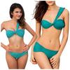 Two-piece swimsuit, turquoise, shoulder strap, balconette, s Two-piece swimsuit, turquoise, shoulder strap, balconette, s