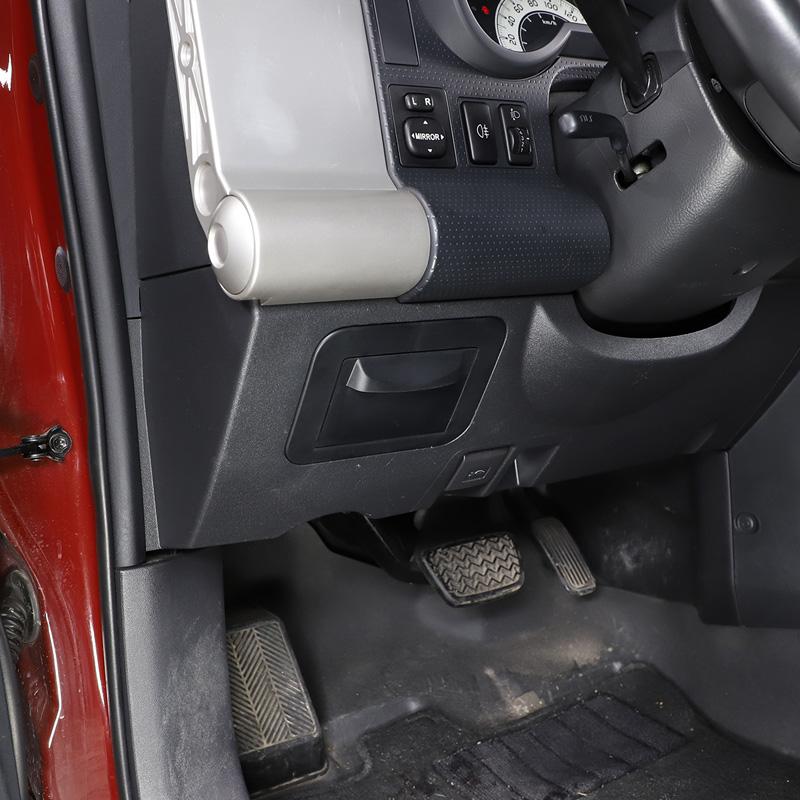 1pcs ABS Black Car Fuse Box Coin Container Bin Storage Tray Holder Fit For Toyota FJ Cruiser 2007- Auto Interior