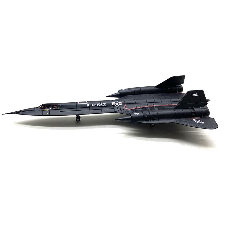 1/144 Scale US Air Force SR-71 Blackbird Reconnaissance Aircraft Alloy Model Diecast Airplane Model