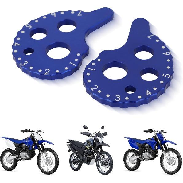 

Motorcycle Rear Chain Adjuster Tensioner CNC for TTR 125 TTR125LE 08-09 11-25 TTR125E 05-09 TTR125L 05-08 Dirt Bike Black синій