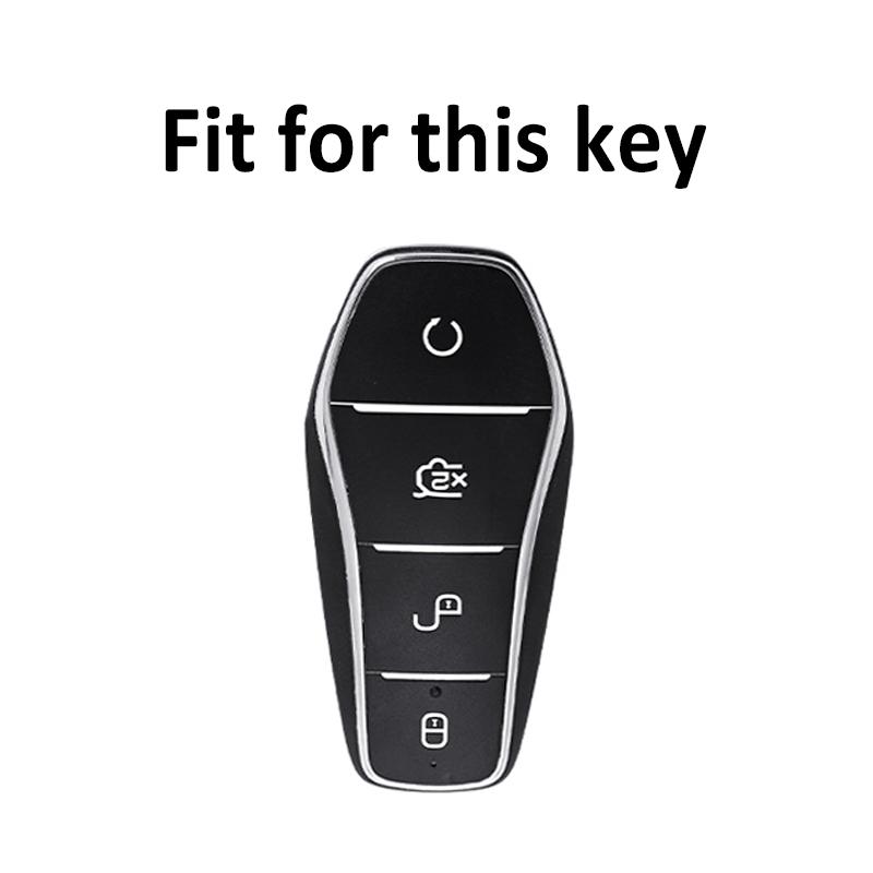 Auto Shell Fob pentru BYD Han Ev Tang Dm Qin PLUS Song Pro MAX Yuan Cataramă moale TPU Accesorii pentru husa pentru chei de mașină