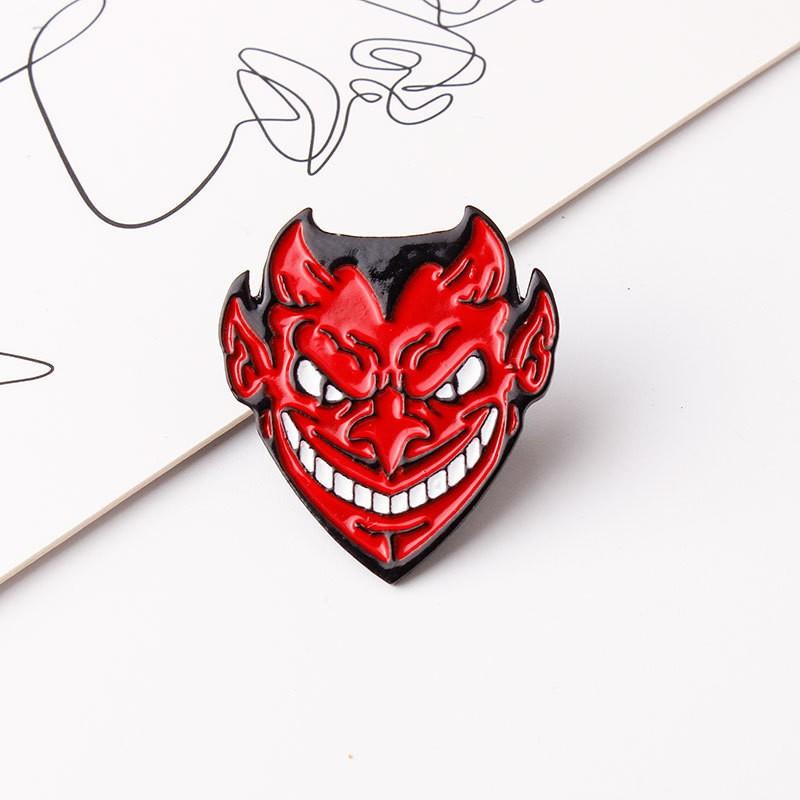Halloween Creative Cartoon Character Alloy Drip Oil Brooch Badge