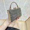 Clutch Bag Elegant and Fashionable Single-shoulder Crossbody Bag Evening Diamond-encrusted Banquet Bag Handbag