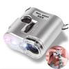 60X Mini Portable LED UV Lens Jewelry Currency Check Microscope Loupe Magnifier