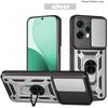 Slide Lens Armor Funda for OPPO Reno14 Pro F 5G Case for Reno14 F Reno 14 Pro 14F Case Magnetic Ring Stand Holder Cover Capa