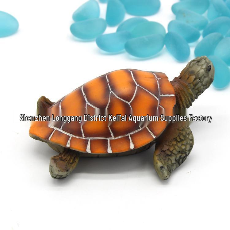 Simulated Resin Turtle Ornament for Aquarium Landscape Decoration