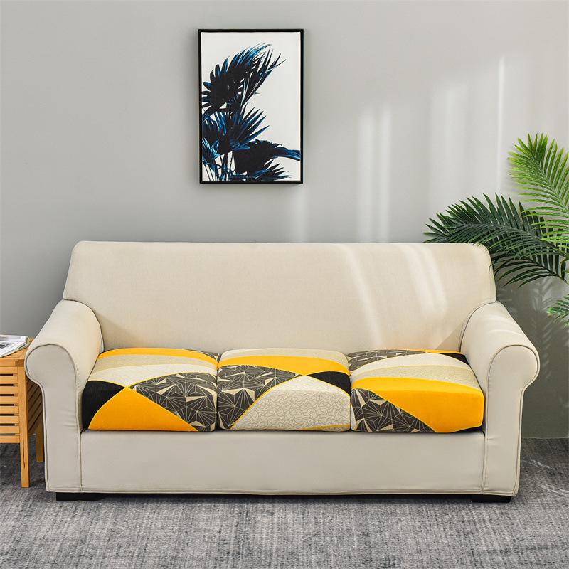 Four Seasons Milk Silk Print Cushion Cover Fully Inclusive Waterproof Sofa Cover Anti Fouling Sofa Cover