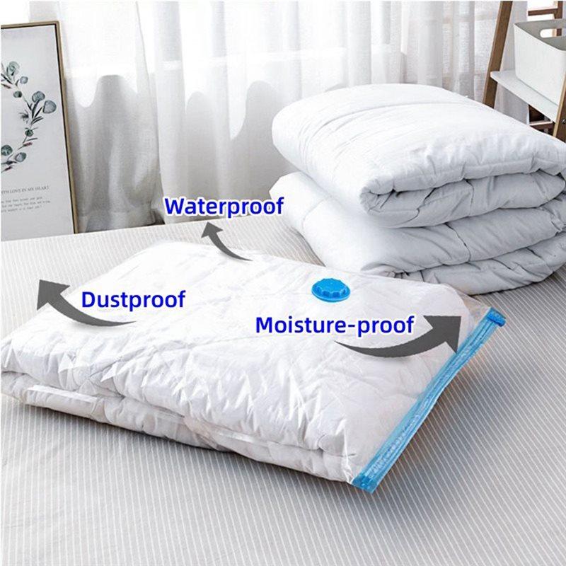 A74E-Vacuum Storage Bags, Space Saver Compression Bags For Comforters And Blankets, Sealer Clothes Organizer 40X 60Cm