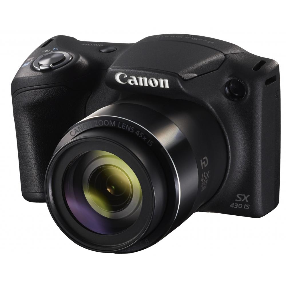 

Компактна цифрова камера Canon PowerShot SX430 IS 45x Optical Zoom Wi-Fi Compatible PSSX430IS Black