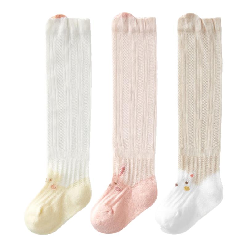 October Crystal Baby Summer Long Mesh Anti-Mosquito Socks (3 Pairs)