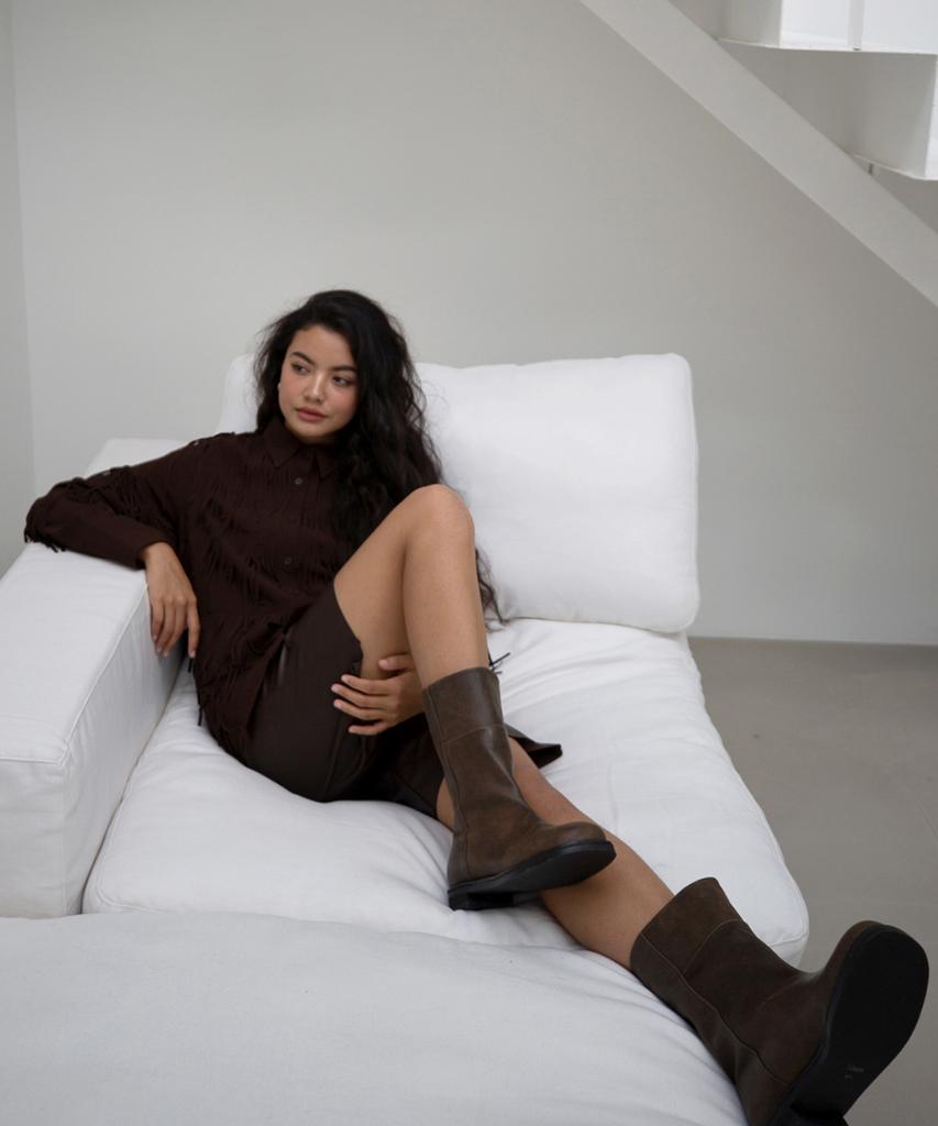 Then Liam Ankle Boots / Brown