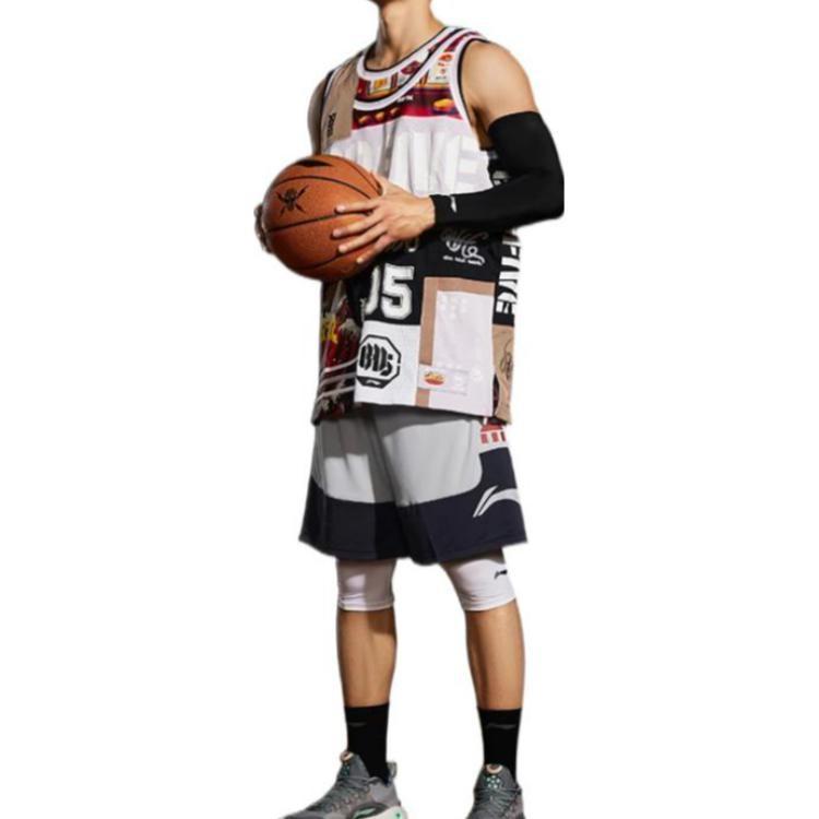 Li Ning Badfive Casual Shorts Men's Gray Ebony Black AAPS031-6