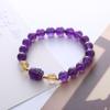 Vintage Amethyst Bracelet Bangles Women Fashion Jewelry Accessories Gift