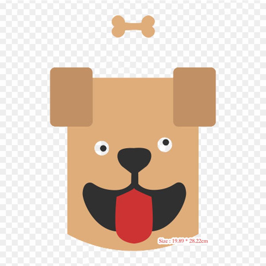 

Мультфильм собака рисунок утюгом на термопереносной печати виниловые нашивки наклейки для одежды DIY аппликации моющиеся нашивки