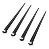 50X Hook Fixed Stems Support Holder for 4/7 Drip Irrigation Water Hose Black Plastic Gardening Tools