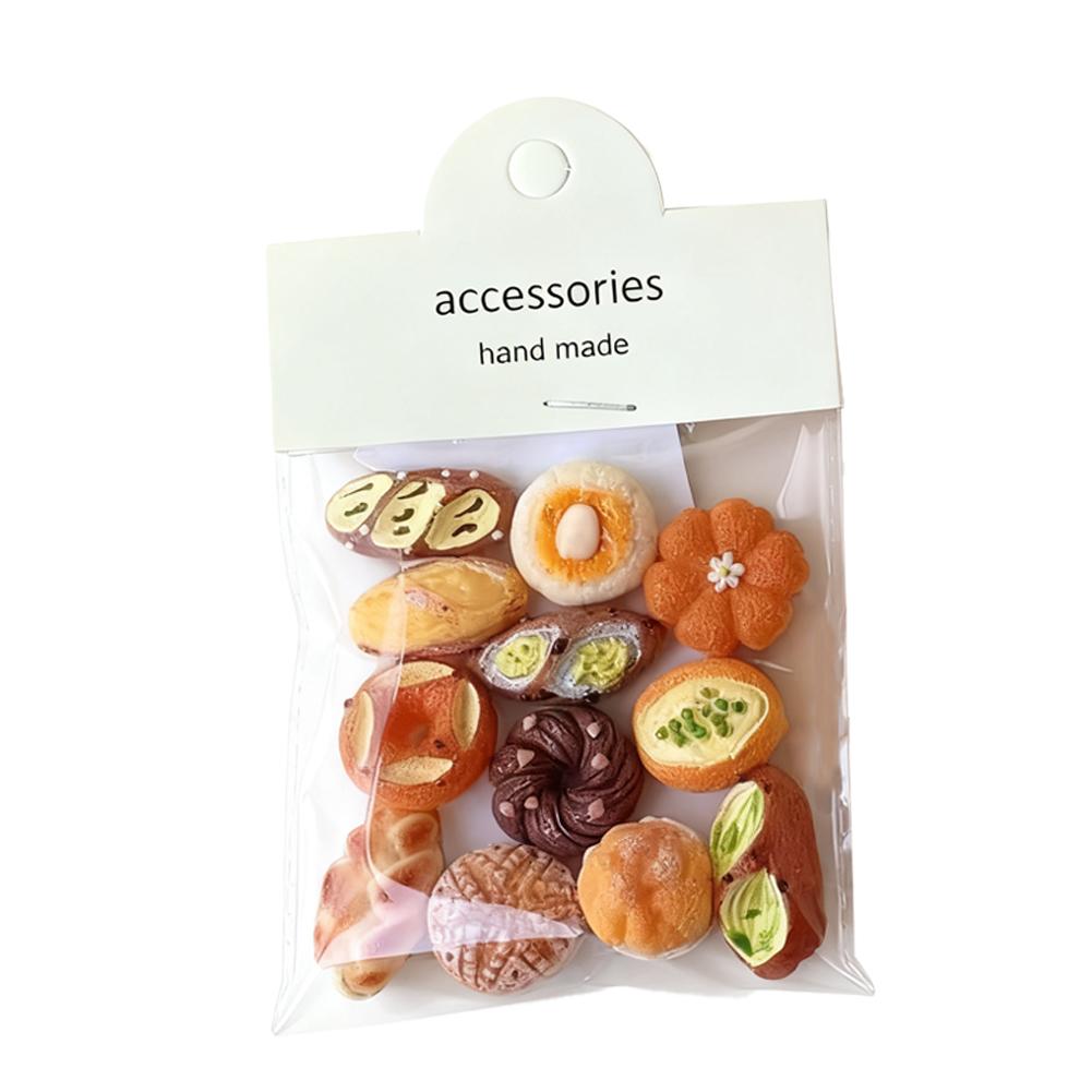 3D Resin Refrigerator Magnets Cartoon French Bread Food Fridge Decor Cute Mini Kitchen Office Ornament