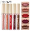 Set de 5 rouges à lèvres liquides mats, Gloss à lèvres velours imperméable couleur chair, Teint à lèvres rouge nude longue tenue ne collant pas aux tasses, Cosmétiques de maquillage pigmentés pour femmes