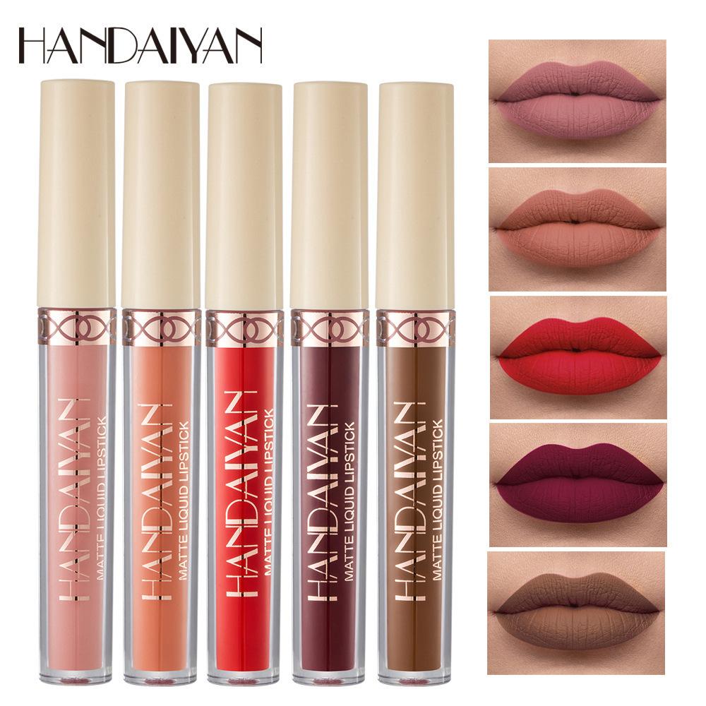 Velvet Lipstick Lip Gloss, Smooth for Daily Makeup, Women and Girls