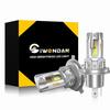 CIWENDAN H4 Hi/Lo LED Headlight, Explosive Light, 2 Color Switching, White (High Beam) /