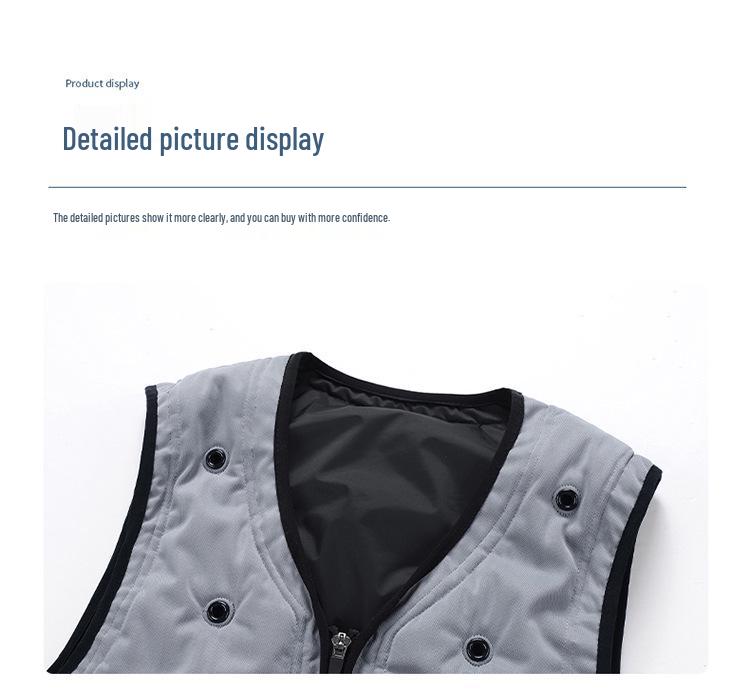 Summer Cooling Vest: Air Conditioned Work Apparel for Outdoor Construction