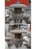 Antique Bluestone Courtyard Lantern: Outdoor Landscape Stone Lamp in New Chinese Style