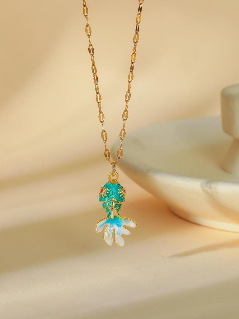 Boho rybí náhrdelník: Prázdninový styl, Lehký luxus klíční kosti, Doprava zdarma