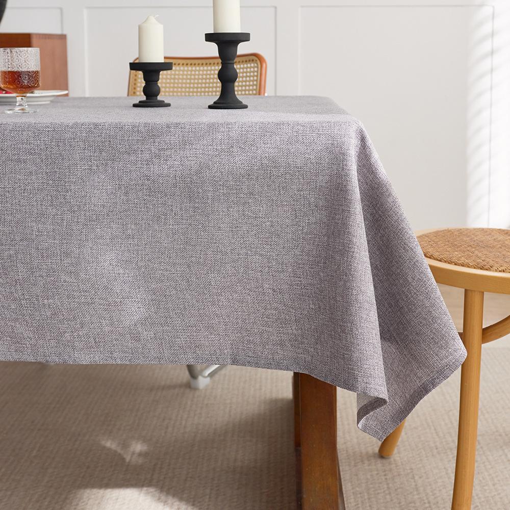 Coarse Linen Tablecloth Premium Desk Table Cloth Retro Old Coarse Cloth Tea Table Zen Rectangle