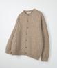 Nodu Single Line Round Cardigan [Beige]