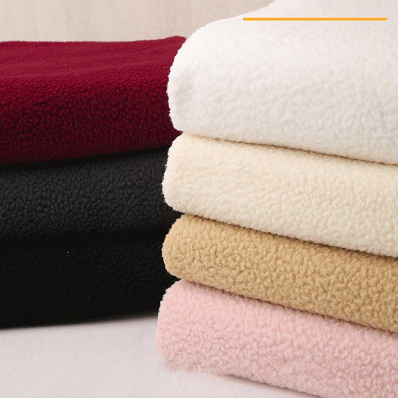 0.5m/1m/2m Thickened Lamb Wool Fabric Coral Fleece For Warm Lining Jacket, Hoodies, Sports Suits, Dolls DIY Clothing Fabric