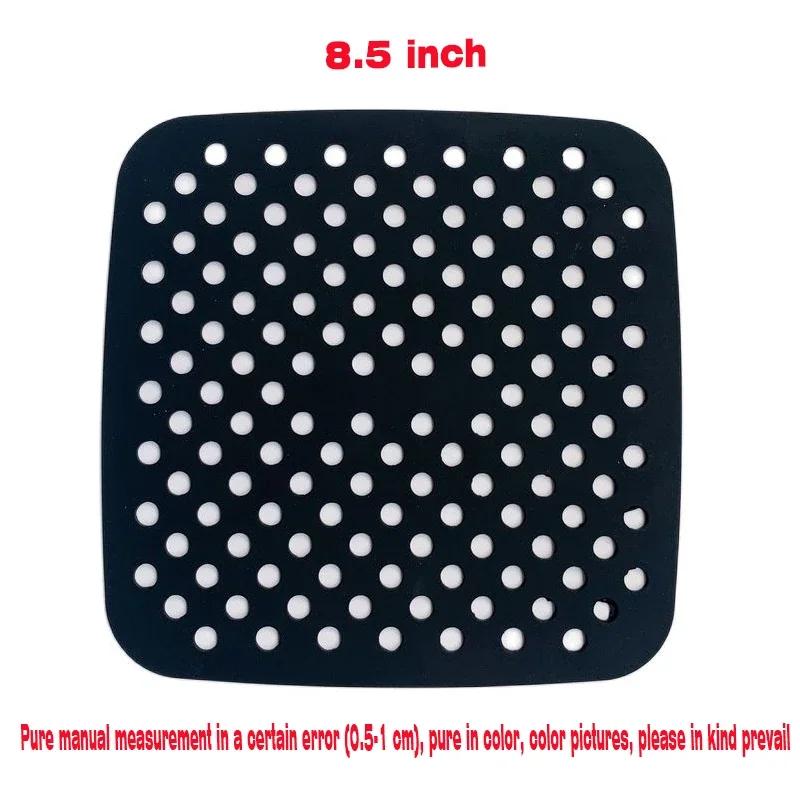 Air Fryer Liners Non-Stick Round and Square Baking Mats Heat Resistant Perforated Basket for Frying Roasting  Bakeware Tools