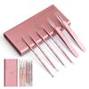 Pinzette professionali per la rimozione dell'acne, ultra-fine, tedesche, no. 5 Cell Pimples Blackhead Clip Strumento per la pulizia dei pori del viso