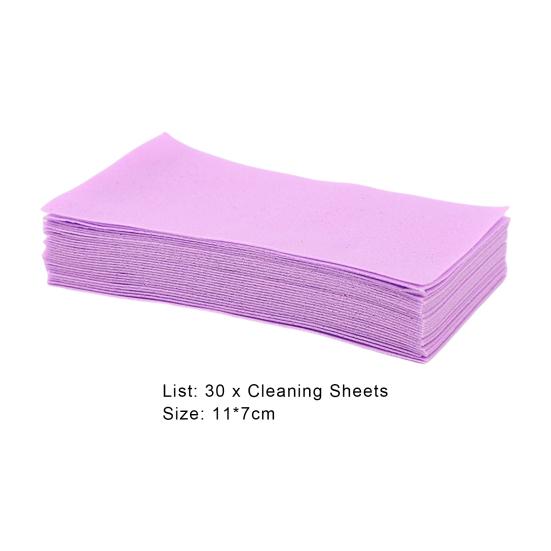 30 st Rengöringsark Upplösligt Papper Används i Stor Utsträckning Kraftfullt Bekvämt Hög Effektivitet Moppa Golvet Multifunktionella Rengöringstabletter för Klinkergolv