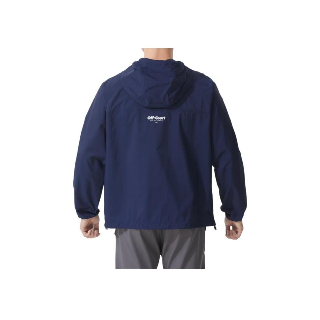Skechers Comfort Sports Series Windproof Casual Training Hooded Jacket Men Jackets Navy-Blue P225M006-00DU