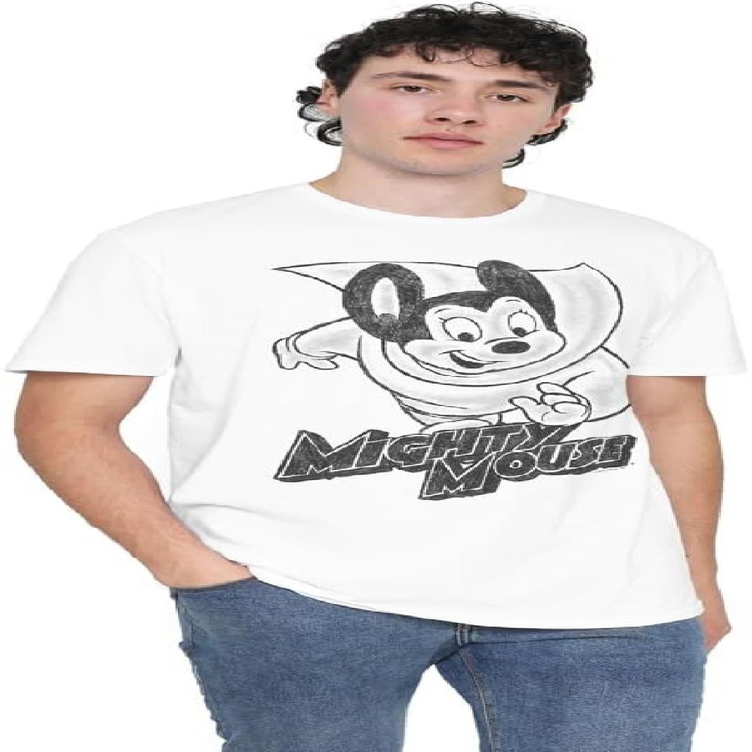 Mighty Mouse Mighty Sketch Unisex T Shirt S