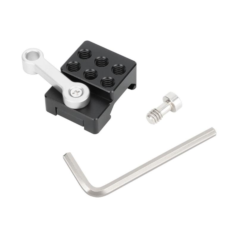

Aluminum Quick Release Clamp Quick Release Clamp with 1/4inch Threads For Studio Equipment Photography Accessories серебряный