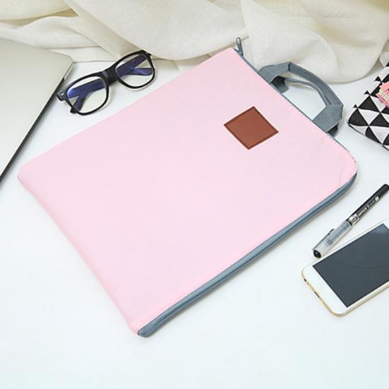 High-quality Document Bag Multifunctional with Handle Zipper Closure