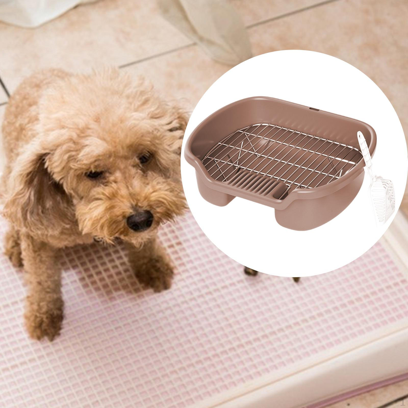 

Маленький туалет для собак, комнатный лоток для щенков, сетчатый лоток для мусора для средних пуделей для приучения