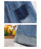 Women's Plus Size Stretch Denim Shorts, Casual Elastic Waist, Straight Leg, Lightweight, Extra Large, 300 Jin