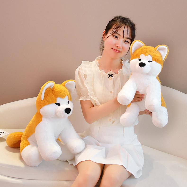 Shiba Inu Plush Toys Cute Cartoon Girl Child Sleeping Companion Dolls Gifts