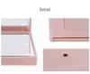 1 Set Led Button Square Folding Mirror Pocket Custom Logo Portable Travel Makeup Mirror