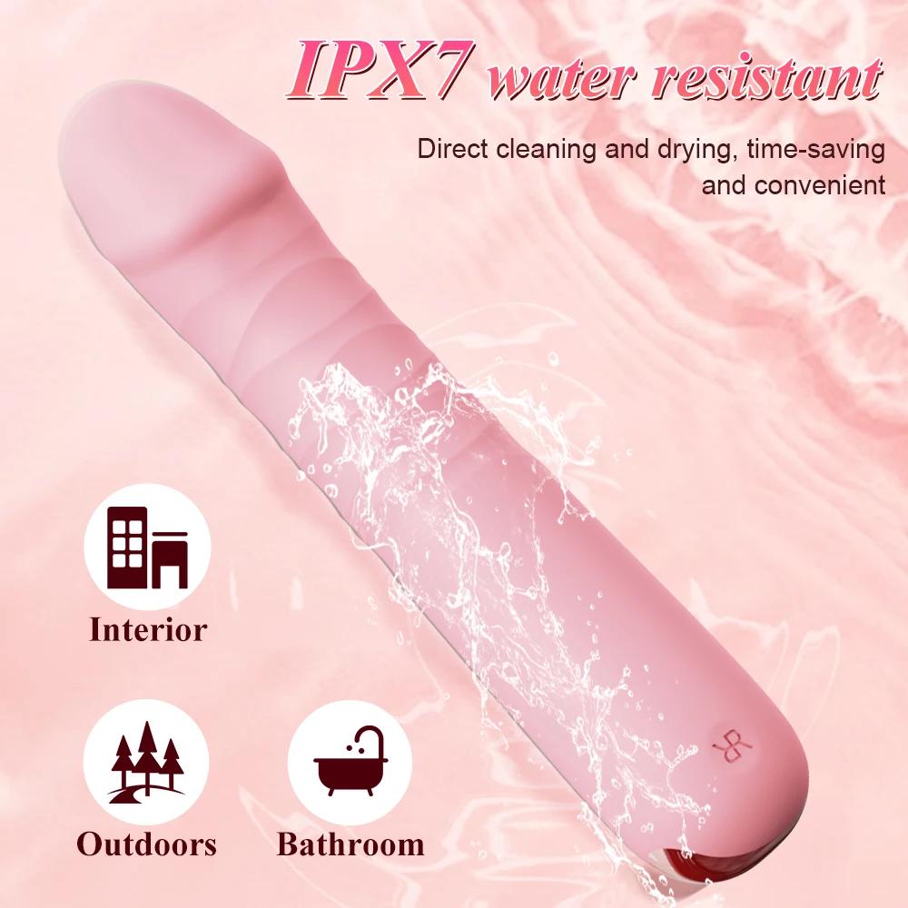 Automatic Telescopic Dildo Vibrator Powerful G Spot Vagina Stimulator Female Nipple Clitoris Masturbator Adult Sex Toy For Women