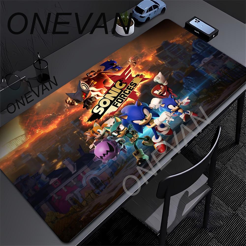 Cute Sonics The Hedgehogs Mousepad HD Printing Computer Gamers Locking Edge Nonslip Mouse Pad XXLxcm Keyboard PC Desk Pads