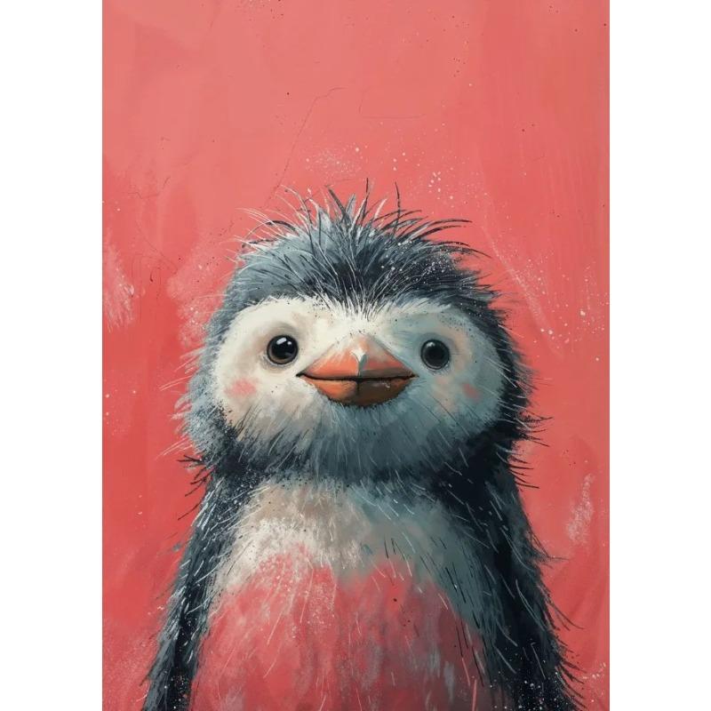 Funny Cute Smile Animals Kitten Koala Fox Lamb Posters Canvas Printing Vintage Wall Art Picture for Living Room Home Decor Gifts