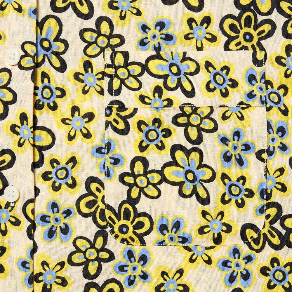 Uniqlo Marni Collaboration Floral Print Single-Breasted Long Sleeve Shirt Women shirts 451552-01