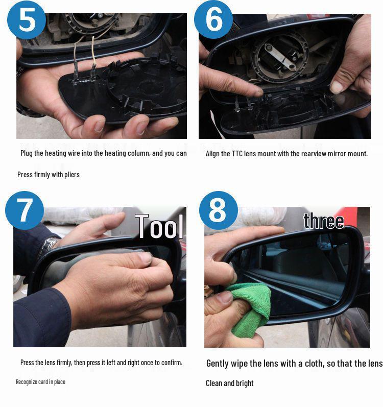 Wuling Bingo Reversing Mirrors: Wide View, Anti-Glare, Reflective